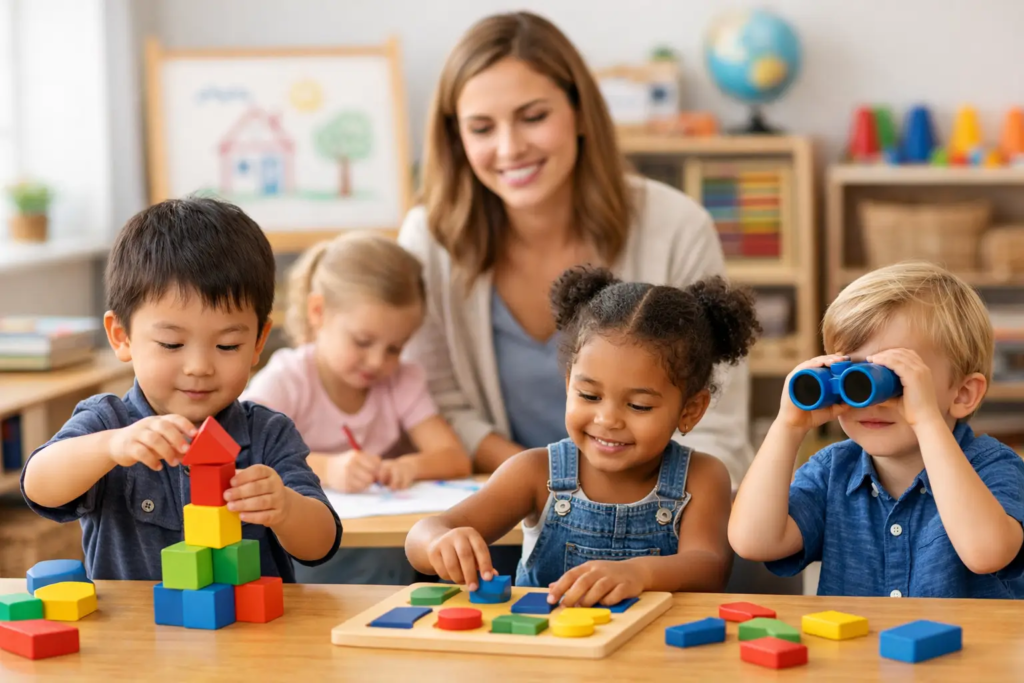 What a School Readiness Preschool Program Builds